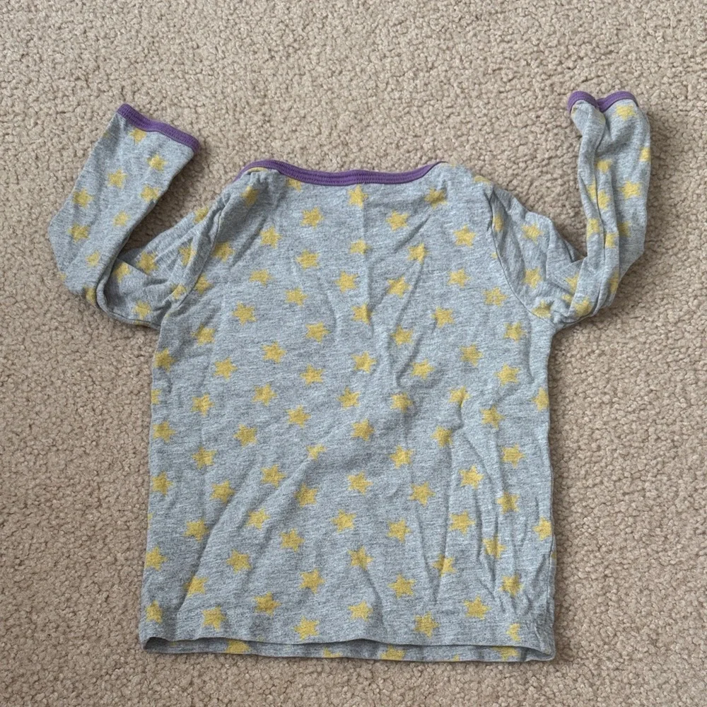 Baby Boden Long Sleeve with Yellow Stars and Purple Accents